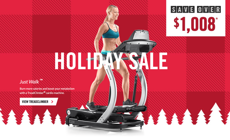 Bowflex Holiday Discounts | Promo code GREATDEALS17 | Includes free shipping